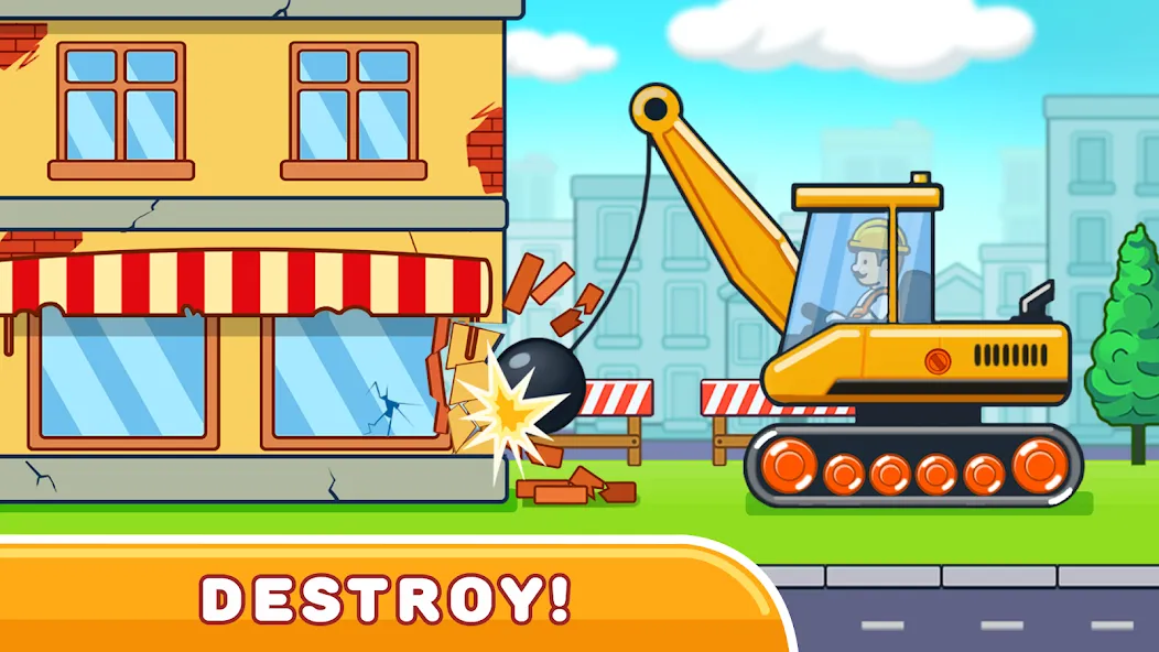 Car & Games for kids building [МОД: Бесконечные деньги, Монеты и Мега MOD] Screenshot 3