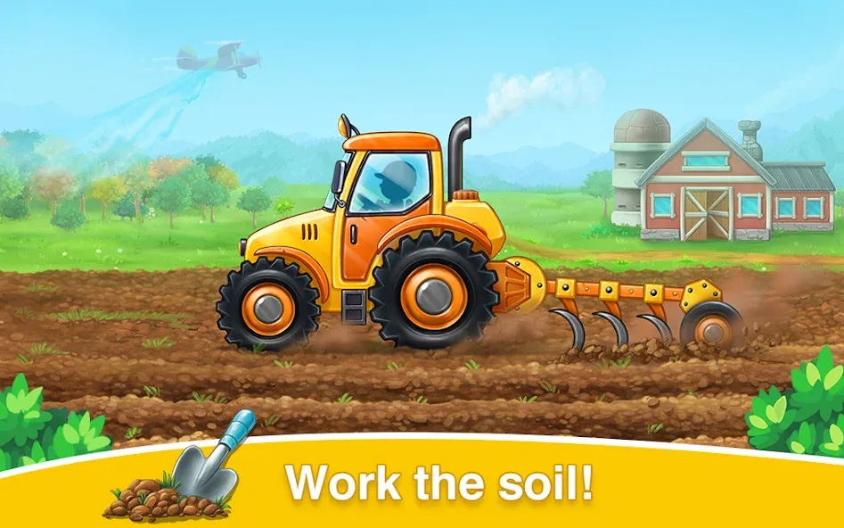 Farm land & Harvest Kids Games [МОД: Деньги, Монеты и Меню MOD] Screenshot 2