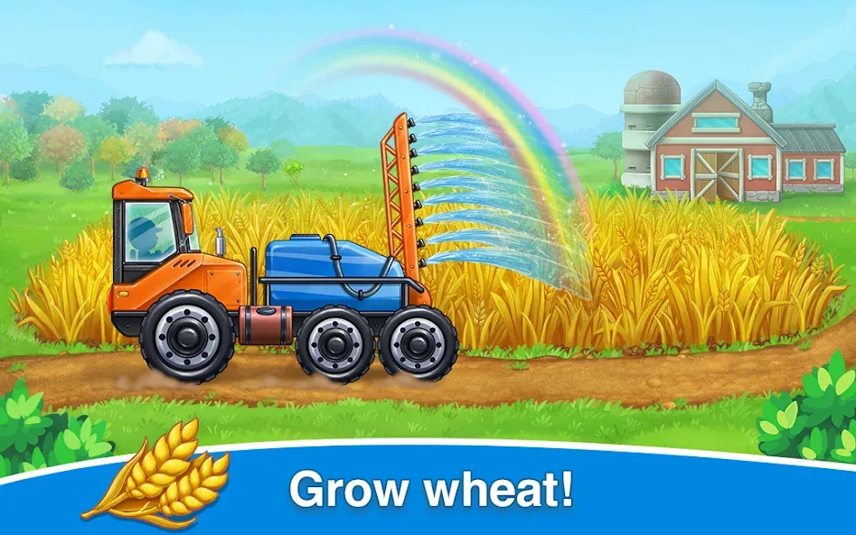 Farm land & Harvest Kids Games [МОД: Деньги, Монеты и Меню MOD] Screenshot 3