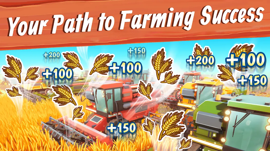 Big Farm: Mobile Harvest (Биг Фарм) [МОД: Меню, Бесконечные монеты и Открытые уровни] Screenshot 1