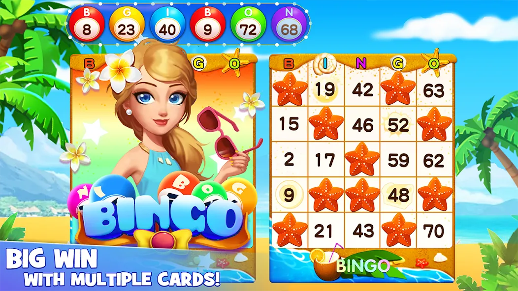 Bingo Lucky: Play Bingo Games (Бинго Лаки) [МОД: Все открыто, Дополнительные деньги и Меню MOD] Screenshot 1