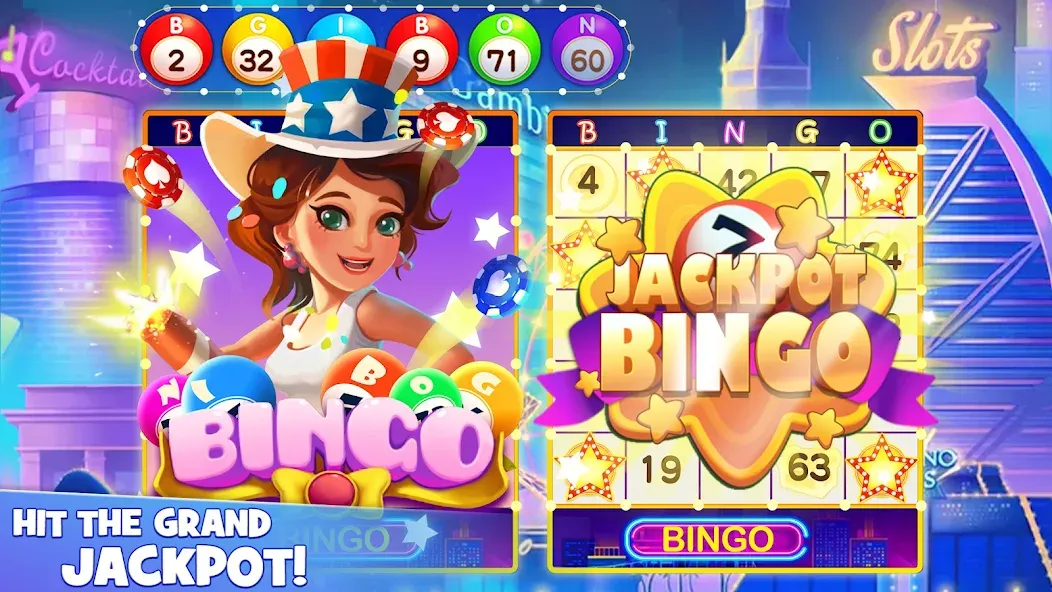 Bingo Lucky: Play Bingo Games (Бинго Лаки) [МОД: Все открыто, Дополнительные деньги и Меню MOD] Screenshot 2