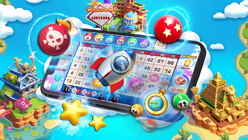 Bingo Lucky: Play Bingo Games (Бинго Лаки) [МОД: Все открыто, Дополнительные деньги и Меню MOD] Screenshot 3