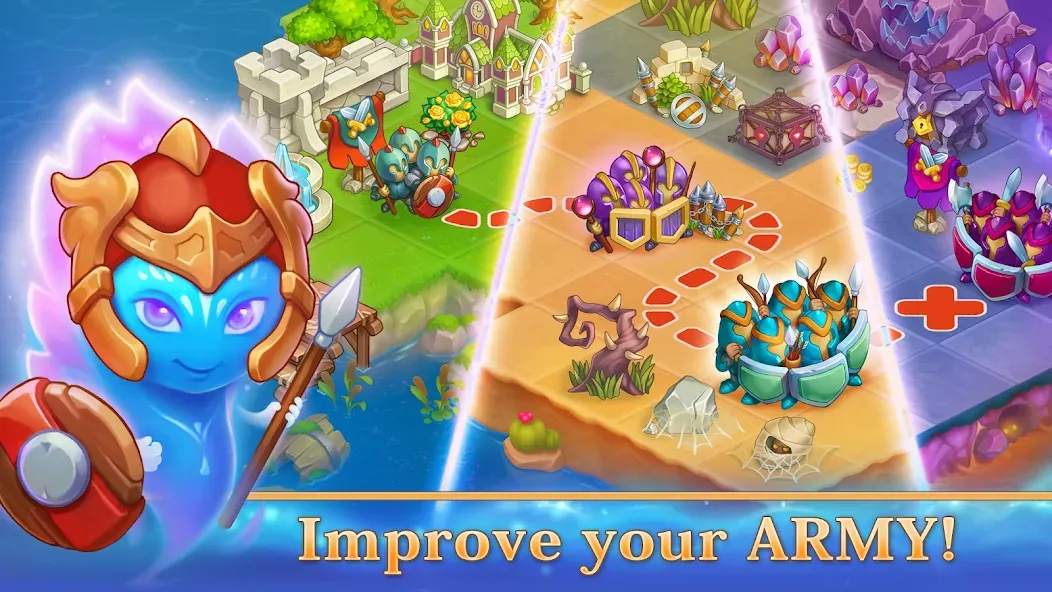 Army Merger: Merge Puzzle Game (Арми Мерджер) [МОД: Много денег, Монет и Все открыто] Screenshot 1