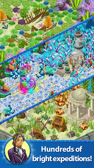 Treasure Diving [МОД: Меню, Бесконечные монеты и Открытые уровни] Screenshot 2