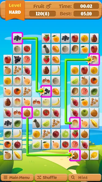 Fruit Connect (Фрукт Коннект) [МОД: Меню, Бесконечные монеты и Открытые уровни] Screenshot 2