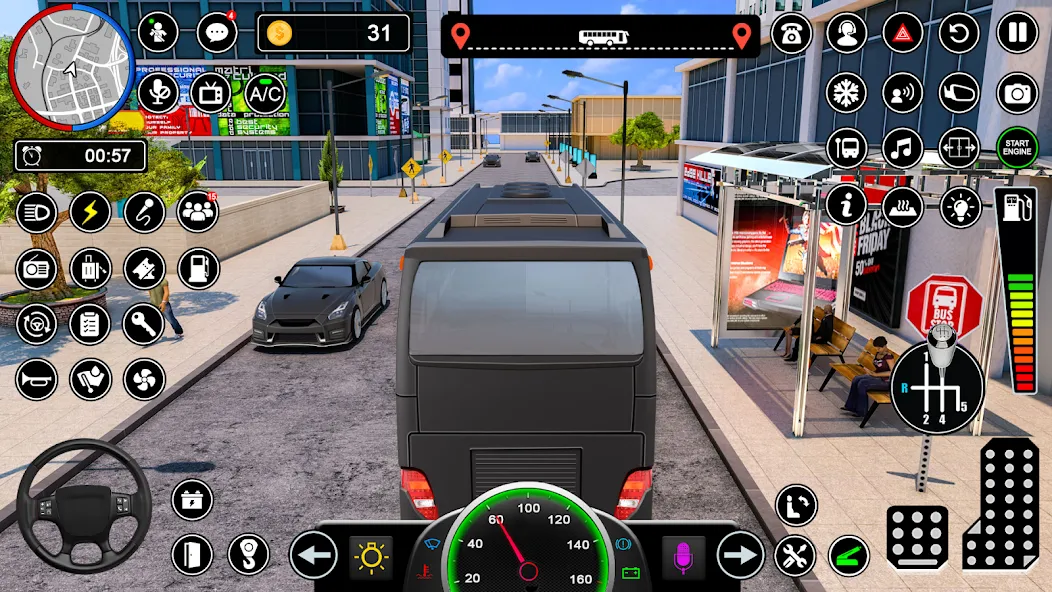 Bus Simulator - Driving Games [МОД: Бесконечные деньги, Монеты и Мега MOD] Screenshot 3