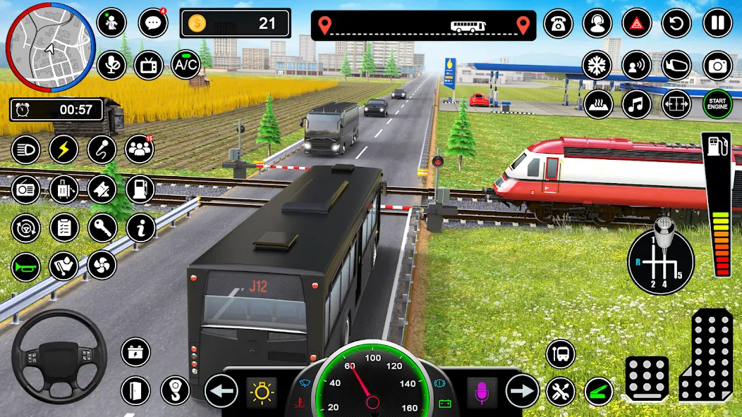 Bus Simulator - Driving Games [МОД: Бесконечные деньги, Монеты и Мега MOD] Screenshot 4