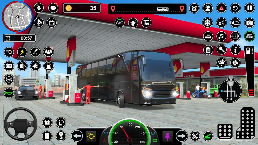Bus Simulator - Driving Games [МОД: Бесконечные деньги, Монеты и Мега MOD] Screenshot 5