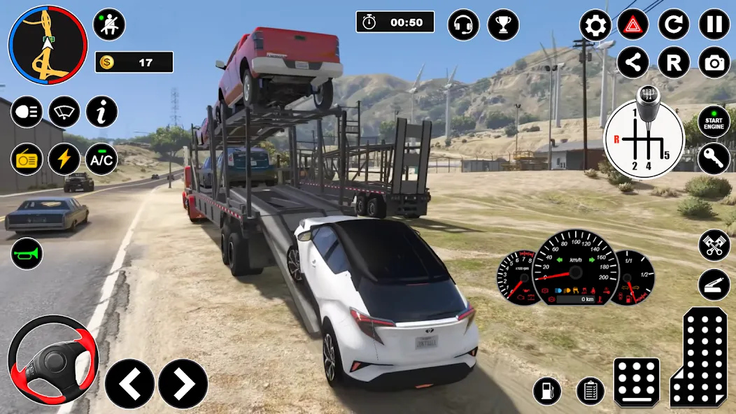 Car Transport - Truck Games 3D [МОД: Все открыто, Дополнительные деньги и Меню MOD] Screenshot 3