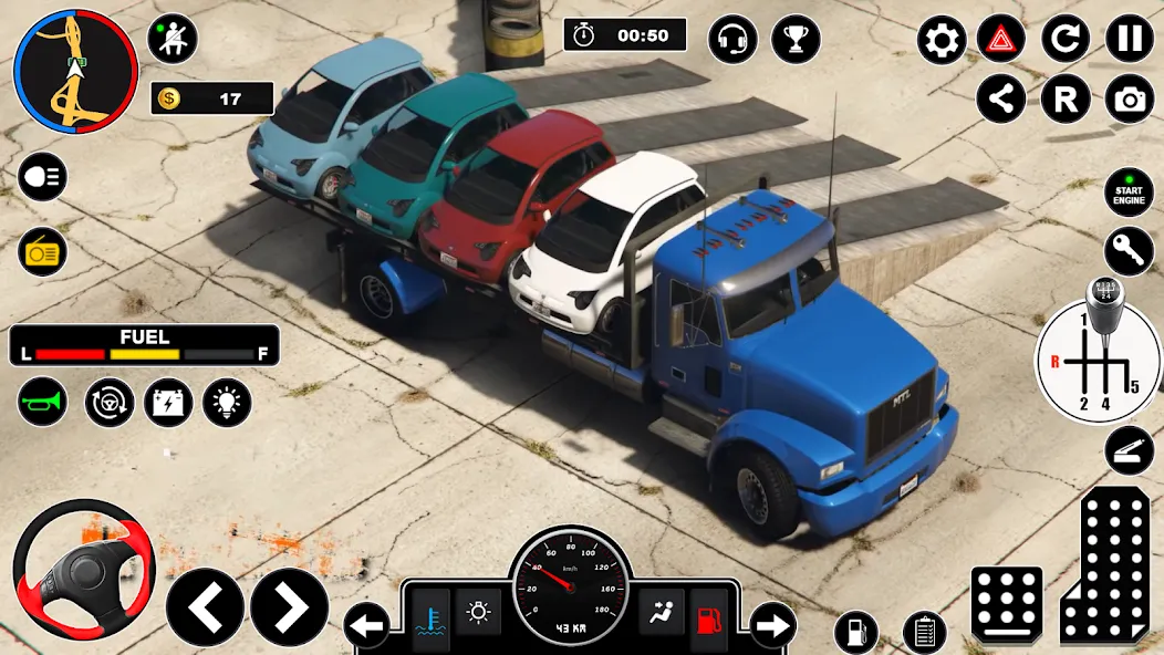 Car Transport - Truck Games 3D [МОД: Все открыто, Дополнительные деньги и Меню MOD] Screenshot 4