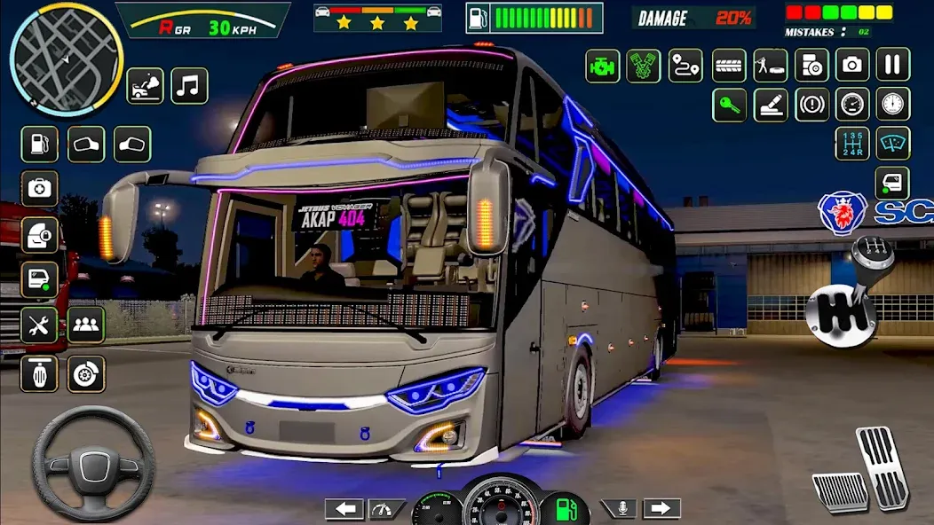 Public Coach Bus Driving Game (Паблик Коуч Бас Драйвинг Гейм) [МОД: Много денег, Монет и Все открыто] Screenshot 1