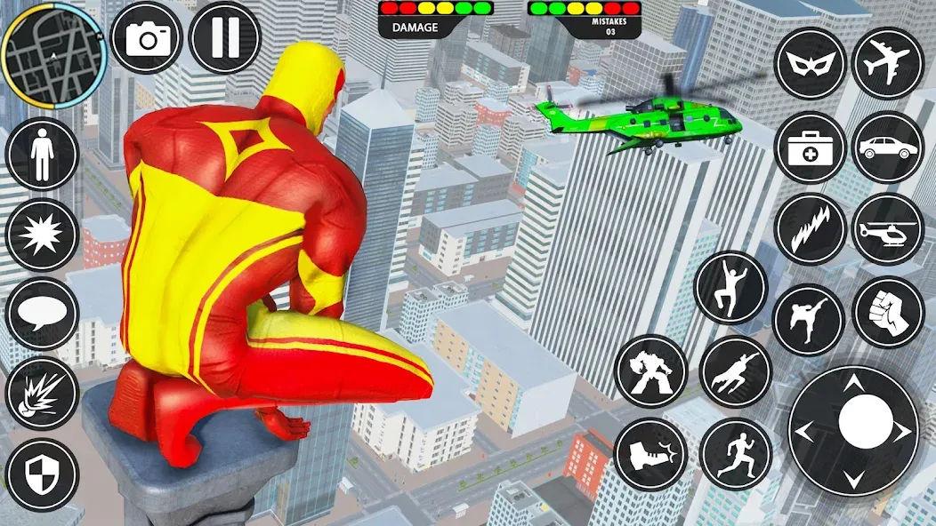 Rope Hero: Speed Hero Games (Роуп Хиро) [МОД: Меню, Бесконечные монеты и Открытые уровни] Screenshot 5