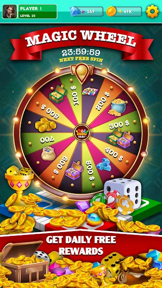 Multiplayer Dice Ludo Games (Мультиплеер Дайс Лудо Игры) [МОД: Много монет, Открытые уровни и Мега MOD] Screenshot 5