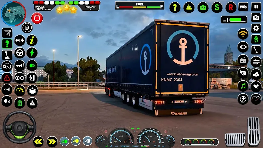 Truck Driving Euro Truck Game [МОД: Много монет, Открытые уровни и Мега MOD] Screenshot 3