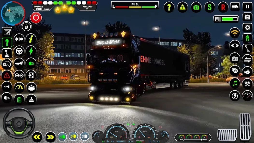 Truck Driving Euro Truck Game [МОД: Много монет, Открытые уровни и Мега MOD] Screenshot 5