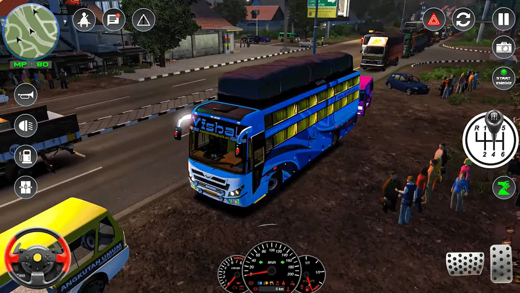 City Bus Driving: Bus Games 3D [МОД: Много монет, Открытые уровни и Мега MOD] Screenshot 1
