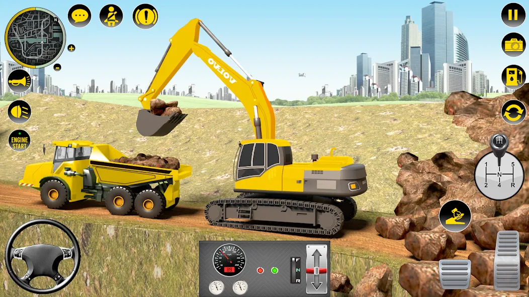 Builder City Construction Game (ткман Городское Строительство) [МОД: Много денег, Монет и Все открыто] Screenshot 3