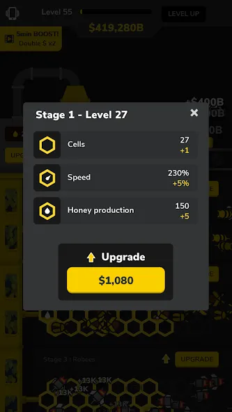 Idle Bee Factory Tycoon [МОД: Бесконечные деньги, Монеты и Мега MOD] Screenshot 2