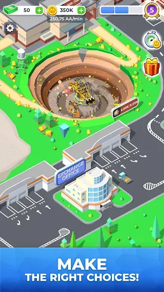 Mining Inc. [МОД: Все открыто, Дополнительные деньги и Меню MOD] Screenshot 2