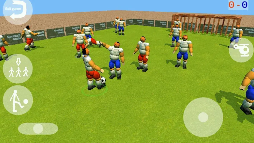 Goofball Goals Soccer Game 3D (Гуфбол Голз Соккер Гейм 3Д) [МОД: Бесконечные деньги, Монеты и Мега MOD] Screenshot 1