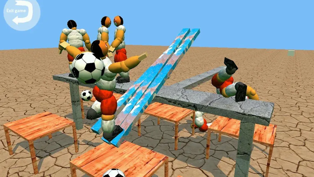 Goofball Goals Soccer Game 3D (Гуфбол Голз Соккер Гейм 3Д) [МОД: Бесконечные деньги, Монеты и Мега MOD] Screenshot 5