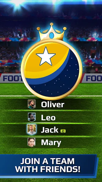 Football Rivals: Soccer Game (Футбольные соперники) [МОД: Много монет, Открытые уровни и Мега MOD] Screenshot 2