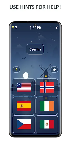 Flags of World Countries Quiz [МОД: Бесконечные деньги, Монеты и Мега MOD] Screenshot 4