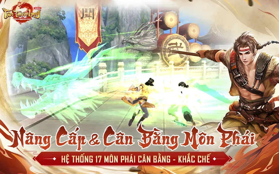 Tân Thiên Long Mobile [МОД: Много монет, Открытые уровни и Мега MOD] Screenshot 1