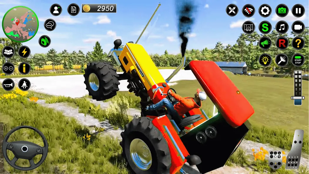Real Farmer Tractor Drive Game (Фармер Трактор 3Д Фермерские Игры) [МОД: Все открыто, Дополнительные деньги и Меню MOD] Screenshot 1