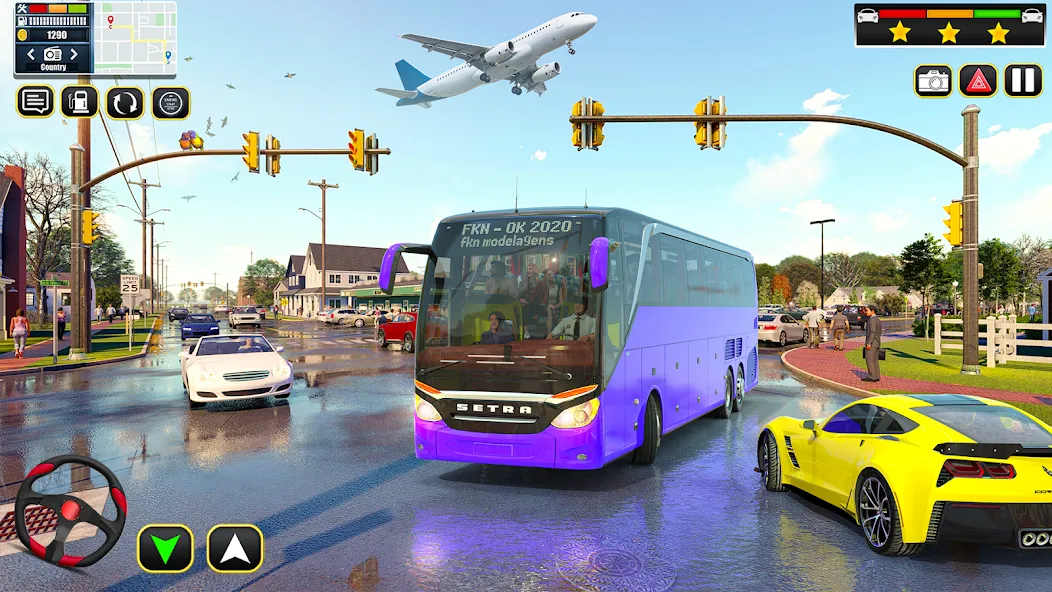 City Bus Simulator Bus Games (Сити Бас Симулятор Бас Игры) [МОД: Бесконечные деньги, Монеты и Мега MOD] Screenshot 2