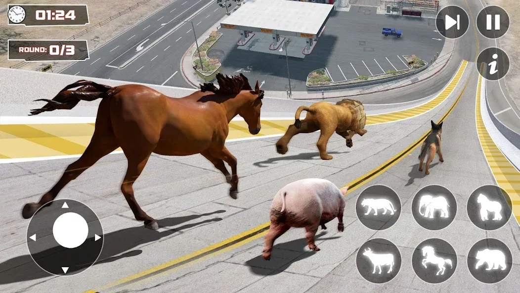 GT Animal 3D: Racing Game (Анимал Симулятор 3D) [МОД: Все открыто, Дополнительные деньги и Меню MOD] Screenshot 1