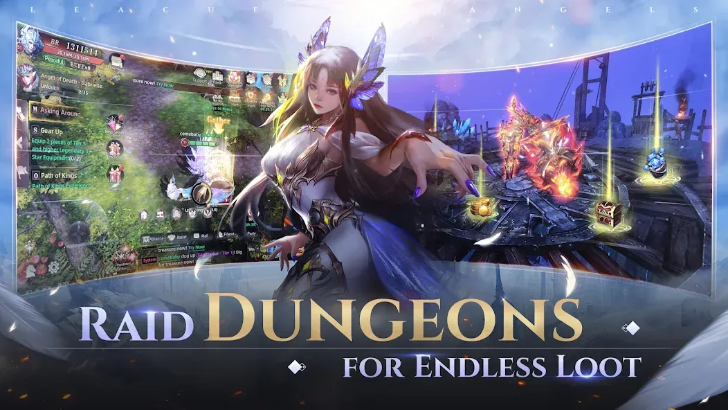 League of Angels: Chaos [МОД: Много монет, Открытые уровни и Мега MOD] Screenshot 5
