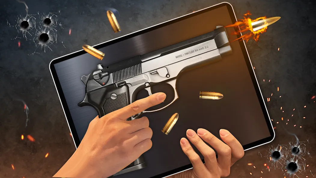 Gun Simulator 3D & Time Bomb [МОД: Много денег, Монет и Все открыто] Screenshot 1
