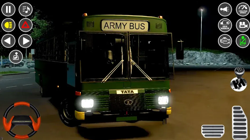 US Military Coach Simulator 3D [МОД: Деньги, Монеты и Меню MOD] Screenshot 1