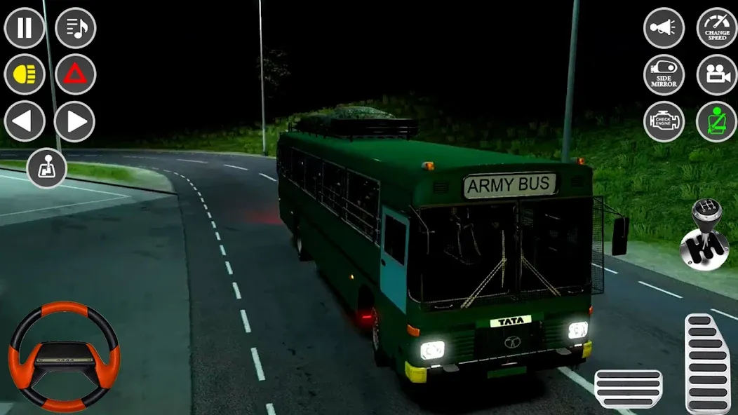 US Military Coach Simulator 3D [МОД: Деньги, Монеты и Меню MOD] Screenshot 5