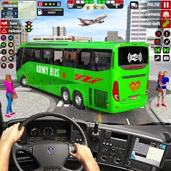 Скачать US Military Coach Simulator 3D [МОД: Деньги, Монеты и Меню MOD] | Взлом US Military Coach Simulator 3D на Андроид