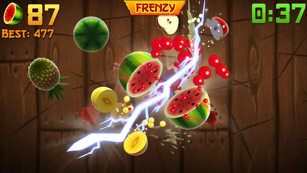 Fruit Ninja® (Фрут Ниндзя) [МОД: Меню, Бесконечные монеты и Открытые уровни] Screenshot 1