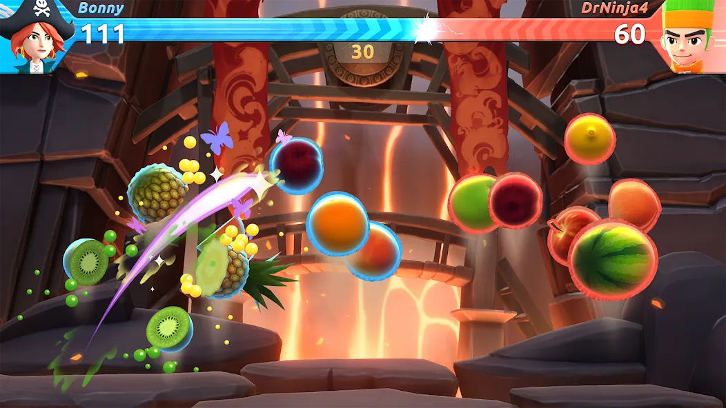 Fruit Ninja 2 Fun Action Games (Фрут Ниндзя 2) [МОД: Бесконечные деньги, Монеты и Мега MOD] Screenshot 2