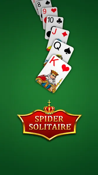 Spider Solitaire [МОД: Много монет, Открытые уровни и Мега MOD] Screenshot 3