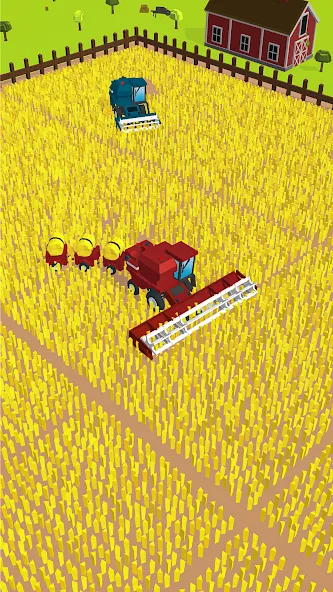 Harvest.io – 3D Farming Arcade [МОД: Много монет, Открытые уровни и Мега MOD] Screenshot 2