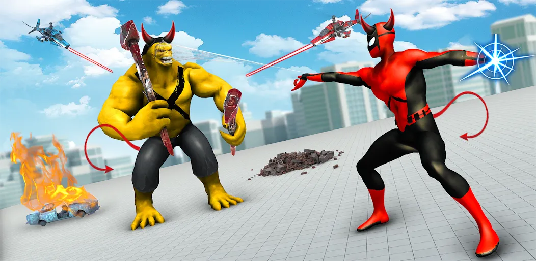 Spider Rope Hero - Vice Town (Спайдер Роуп Герой) [МОД: Много денег, Монет и Все открыто] Screenshot 2