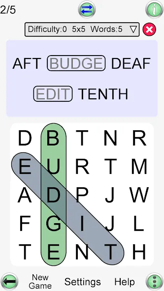 Word Search Ultimate [МОД: Деньги, Монеты и Меню MOD] Screenshot 2
