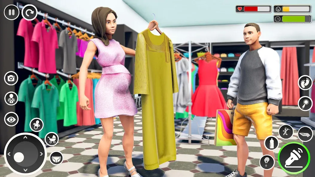 Pregnant Mom Simulator Games [МОД: Все открыто, Дополнительные деньги и Меню MOD] Screenshot 5