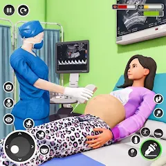 Скачать Pregnant Mom Simulator Games [МОД: Все открыто, Дополнительные деньги и Меню MOD] | Взлом Pregnant Mom Simulator Games на Андроид
