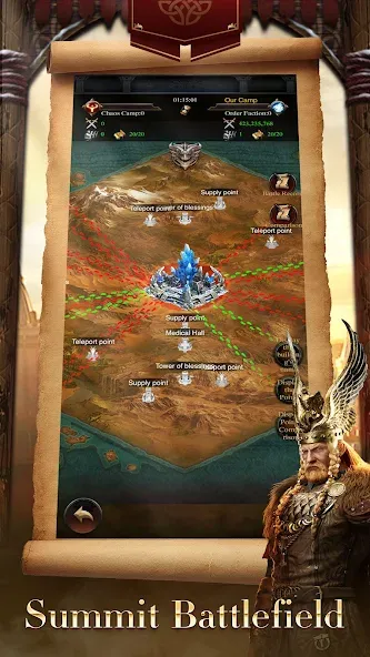 Clash of Kings (Клаш оф Кингс) [МОД: Все открыто, Дополнительные деньги и Меню MOD] Screenshot 4