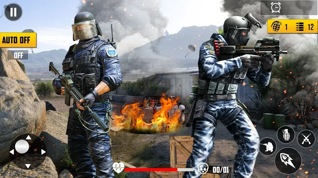 Gun Shooting Games Fps Offline [МОД: Много денег, Монет и Все открыто] Screenshot 5