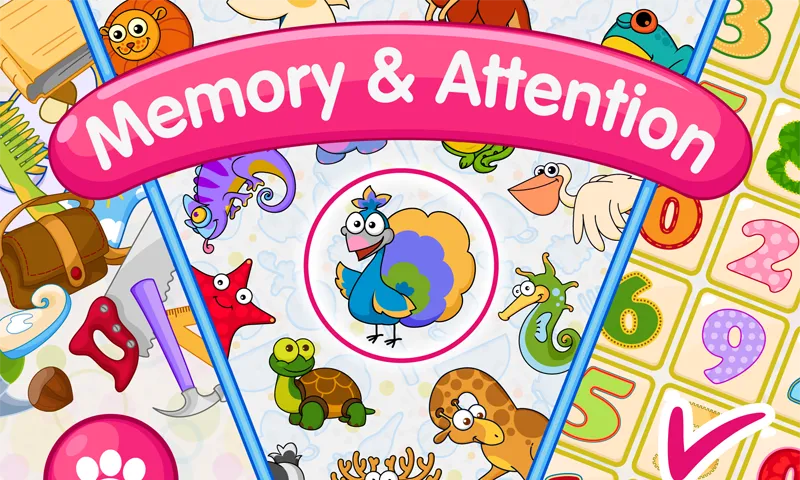 Memory & Attention Training [МОД: Все открыто, Дополнительные деньги и Меню MOD] Screenshot 1