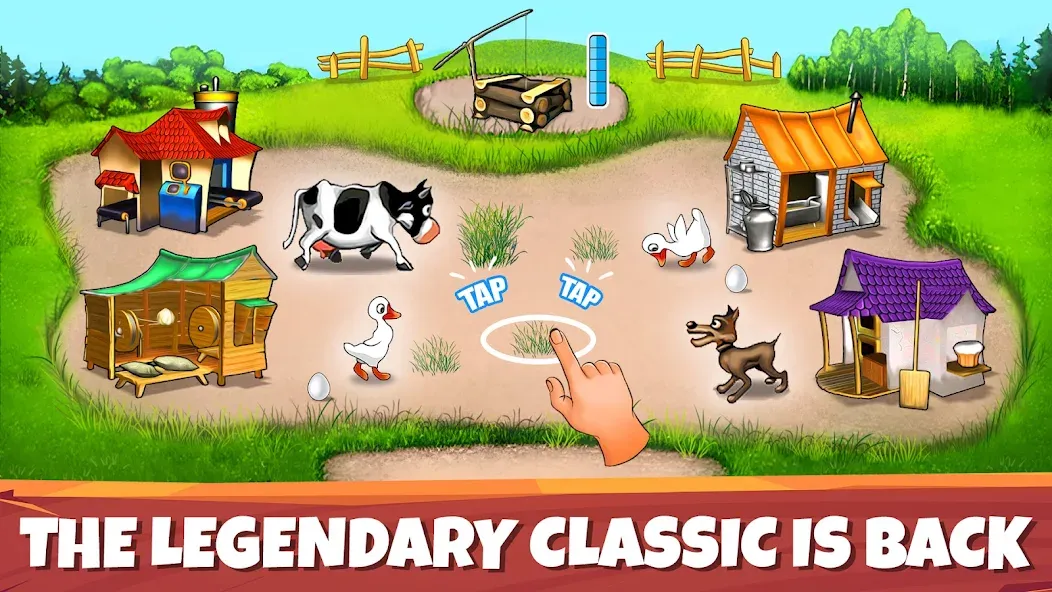 Farm Frenzy：Legendary Classics [МОД: Много монет, Открытые уровни и Мега MOD] Screenshot 1