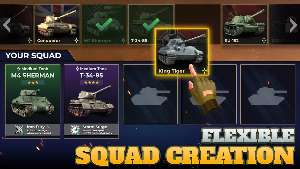 Tanks Charge: Online PvP Arena (Танковая атака) [МОД: Все открыто, Дополнительные деньги и Меню MOD] Screenshot 4